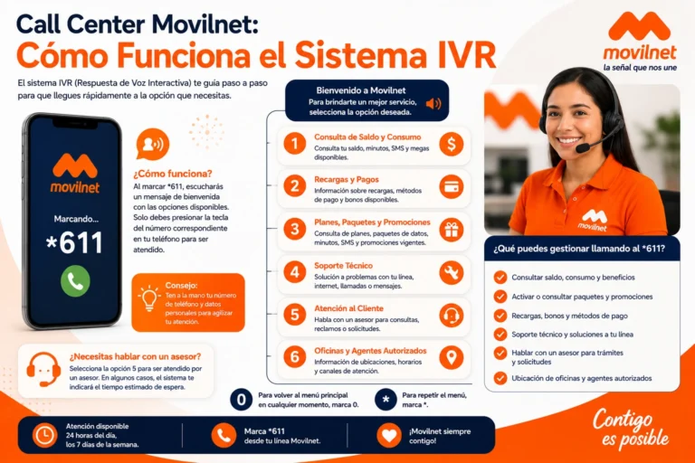 Call Center Movilnet: Cómo Funciona el Sistema IVR