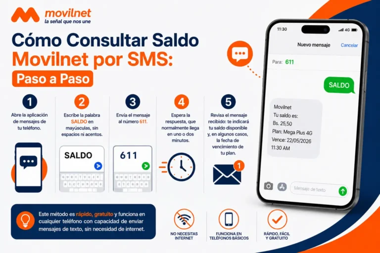 Cómo Consultar Saldo Movilnet por SMS Paso a Paso