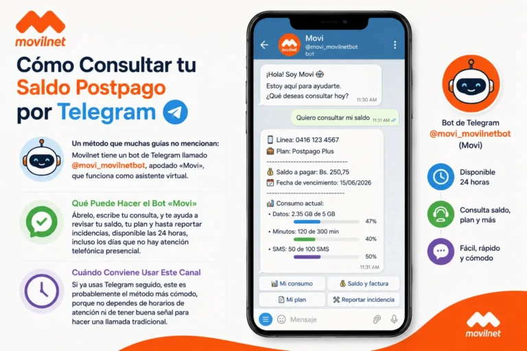 Cómo Consultar tu Saldo Postpago por Telegram