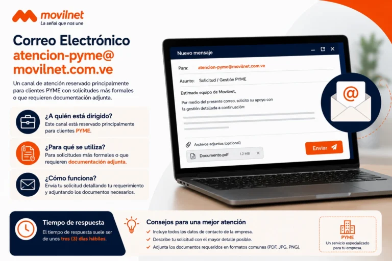 Correo Electrónico (atencion-pyme@movilnet.com.ve)