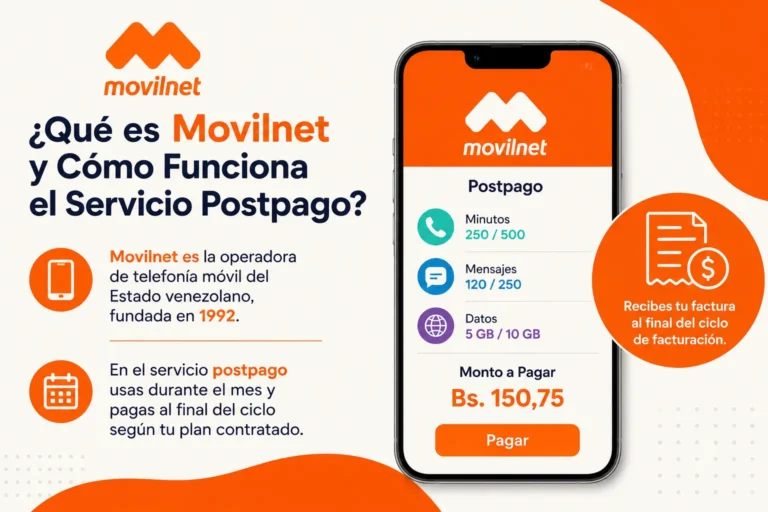 ¿Qué es Movilnet y Cómo Funciona el Servicio Postpago?